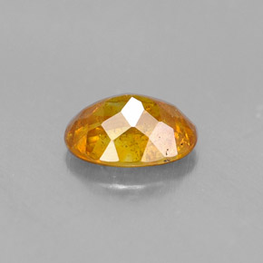 Sfalerite Giallo oro naturale da 0.66 ct, Taglio ovale, VS