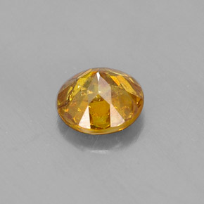 Sfalerite naturale multicolore da 0,67 ct, taglio rotondo, VS-SI
