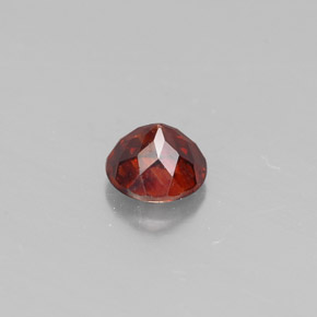 Sfalerite naturale arancione da 0,50 ct, taglio rotondo, VS-SI