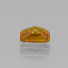 Sfalerite naturale giallo da 0,59 ct, taglio smeraldo, VS-SI