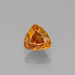 Sfalerite naturale multicolore da 0,47 ct, trillion, VS-SI