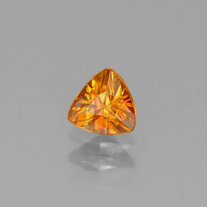 Sfalerite Giallo oro naturale da 0.32 ct, Taglio trillion, VS-SI