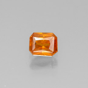 Sfalerite Giallo oro naturale da 0.31 ct, Taglio smeraldo, VS-SI