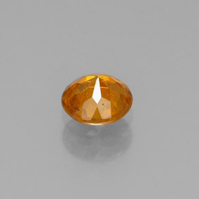 Sfalerite naturale giallo da 0,45 ct, taglio rotondo, VS-SI