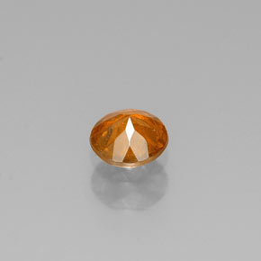 Sfalerite naturale giallo da 0,32 ct, taglio rotondo, SI