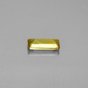 Sfalerite Giallo oro naturale da 0.83 ct, Taglio smeraldo, VS-SI