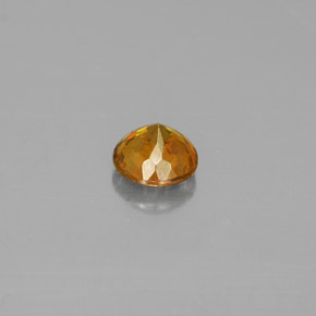 Sfalerite naturale giallo da 0,55 ct, taglio rotondo, VS-SI