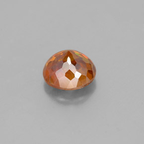 Sfalerite naturale arancione da 1,60 ct, taglio rotondo, SI