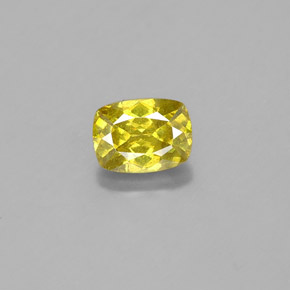 Sfalerite naturale giallo da 1,01 ct, taglio a cuscino, SI