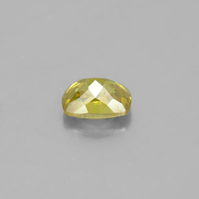 Sfalerite naturale giallo da 1,01 ct, taglio a cuscino, SI
