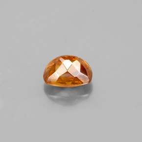 Sfalerite naturale arancione da 1,09 ct, taglio a cuscino, SI