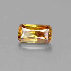 Sfalerite Giallo oro naturale da 1.44 ct, Taglio smeraldo, SI