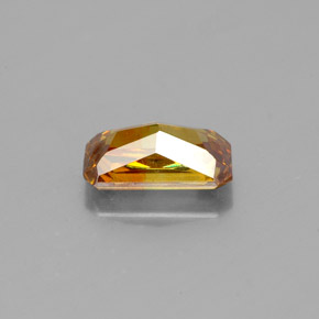Sfalerite Giallo oro naturale da 1.44 ct, Taglio smeraldo, SI