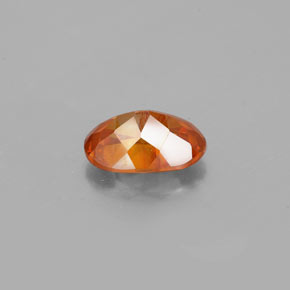 Sfalerite Arancione rossastra naturale da 1.19 ct, Taglio ovale, VS-SI