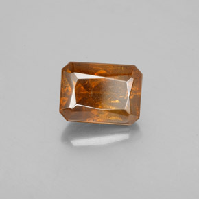 Sfalerite Arancio Medio naturale da 2.17 ct, Taglio smeraldo, SI