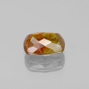 Sfalerite naturale arancione da 1,88 ct, taglio a cuscino, SI-I1