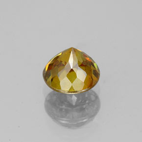 Sfalerite naturale giallo da 0,99 ct, taglio rotondo, SI