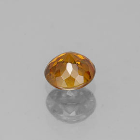 Sfalerite naturale oro da 0,44 ct, taglio rotondo, SI