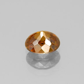 Sfalerite naturale arancione da 1,08 ct, taglio ovale, SI
