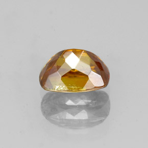 Sfalerite naturale arancione da 1,07 ct, taglio a cuscino, SI