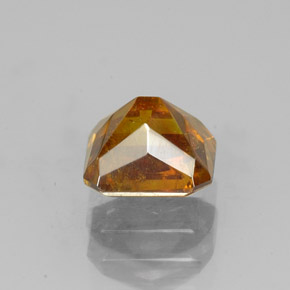Sfalerite Arancione rossastra naturale da 1.37 ct, Taglio smeraldo, SI