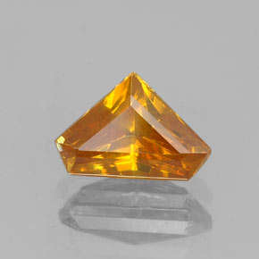 Sfalerite naturale arancione da 1,20 ct, forma fantasia, VS-SI