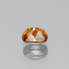 Sfalerite naturale arancione da 1,01 ct, taglio a cuscino, SI