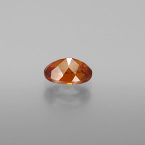 Sfalerite naturale arancione da 0,93 ct, taglio ovale, VS-SI
