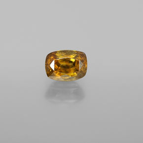 Sfalerite Giallo oro naturale da 0.62 ct, Taglio a cuscino, VS