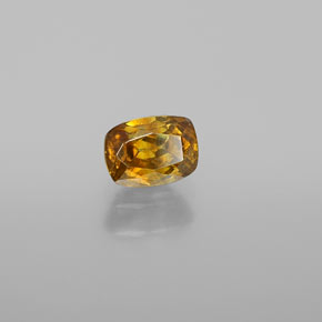 Sfalerite Giallo oro naturale da 0.62 ct, Taglio a cuscino, VS