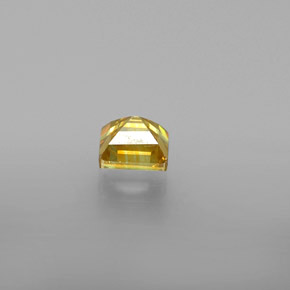 Sfalerite naturale oro da 0,66 ct, quadrato, VVS-VS