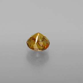 Sfalerite naturale giallo da 0,71 ct, taglio rotondo, VS-SI