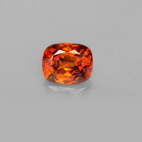 Sfalerite Arancio rosso naturale da 1.97 ct, Taglio a cuscino, VS