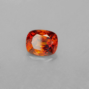 Sfalerite Arancio rosso naturale da 1.97 ct, Taglio a cuscino, VS
