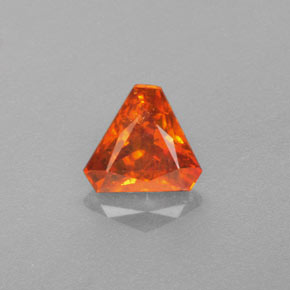 Sfalerite naturale arancione da 1,01 ct, forma fantasia, VS