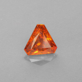 Sfalerite naturale arancione da 1,01 ct, forma fantasia, VS