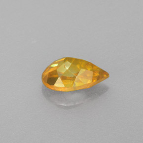 Sfalerite naturale giallo da 1,18 ct, taglio a pera, VS