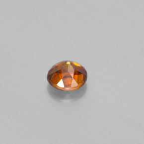 Sfalerite Arancione naturale da 0.40 ct, Taglio rotondo, VS