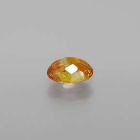 Sfalerite naturale oro da 0,71 ct, taglio ovale, VS