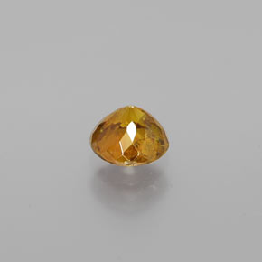 Sfalerite naturale giallo da 0,69 ct, taglio rotondo, VS