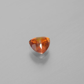 Sfalerite Arancione rossastra naturale da 0.51 ct, Taglio trillion, VS