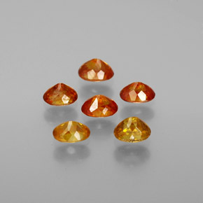 Gemme di Sfalerite Giallo oro naturale da  ct, Taglio ovale, VS