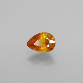 Sfalerite Giallo oro naturale da 1.01 ct, Forma a pera, VS-SI
