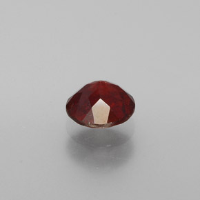 Sfalerite naturale arancione da 0,84 ct, taglio rotondo, VS-SI