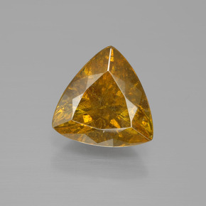 Sfalerite naturale oro da 5,55 ct, trillion, SI
