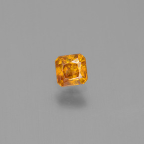 Sfalerite naturale oro da 0,30 ct, taglio smeraldo, VS