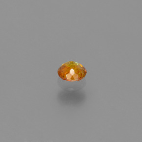 Sfalerite naturale oro da 0,20 ct, taglio rotondo, VS