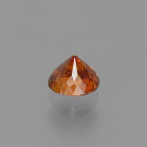 Sfalerite Arancio rosso naturale da 0.42 ct, Taglio rotondo, VS