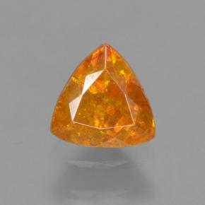 Sfalerite Giallo oro naturale da 0.48 ct, Taglio trillion, VS-SI