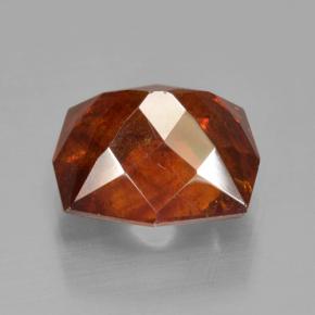 Sfalerite Arancione naturale da 3.41 ct, Taglio smeraldo, VS-SI